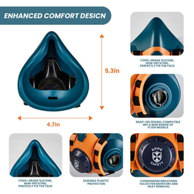 Generic plastic covers for filter housing and protection.