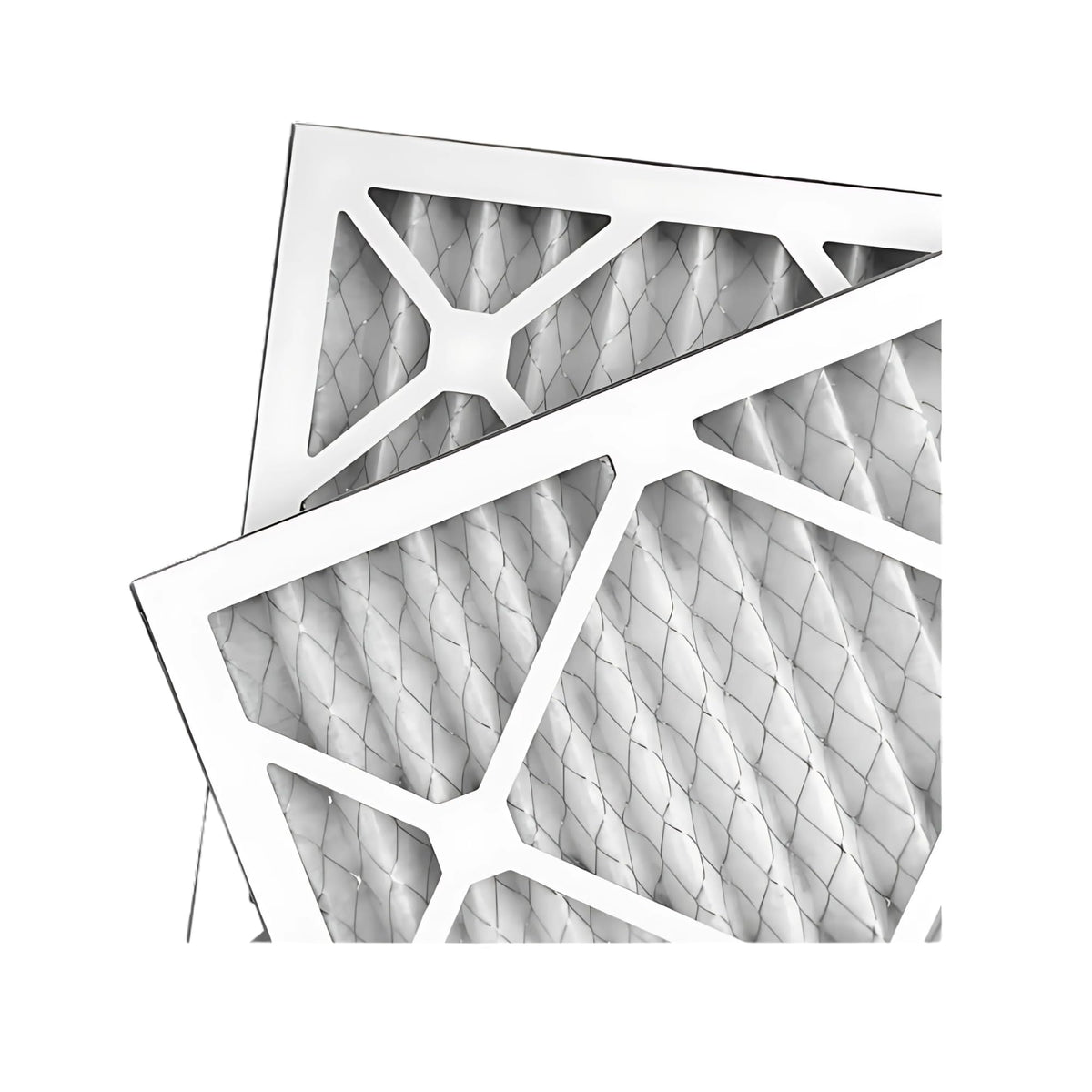 Generic pleated air filter 14x18x1 — pack view emphasizing two-pack value and extended use