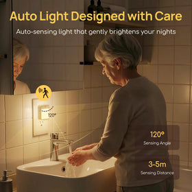 Generic LED night light offers long life and energy efficiency.