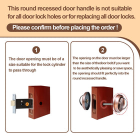 Generic pocket door privacy handle in bedroom setting for smooth operation.