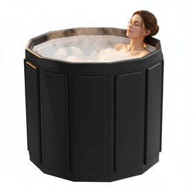 Generic portable bathtub folded profile for compact storage