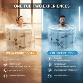 Generic Portable Bathtub hot-spa-session offers warm, soothing soaks.