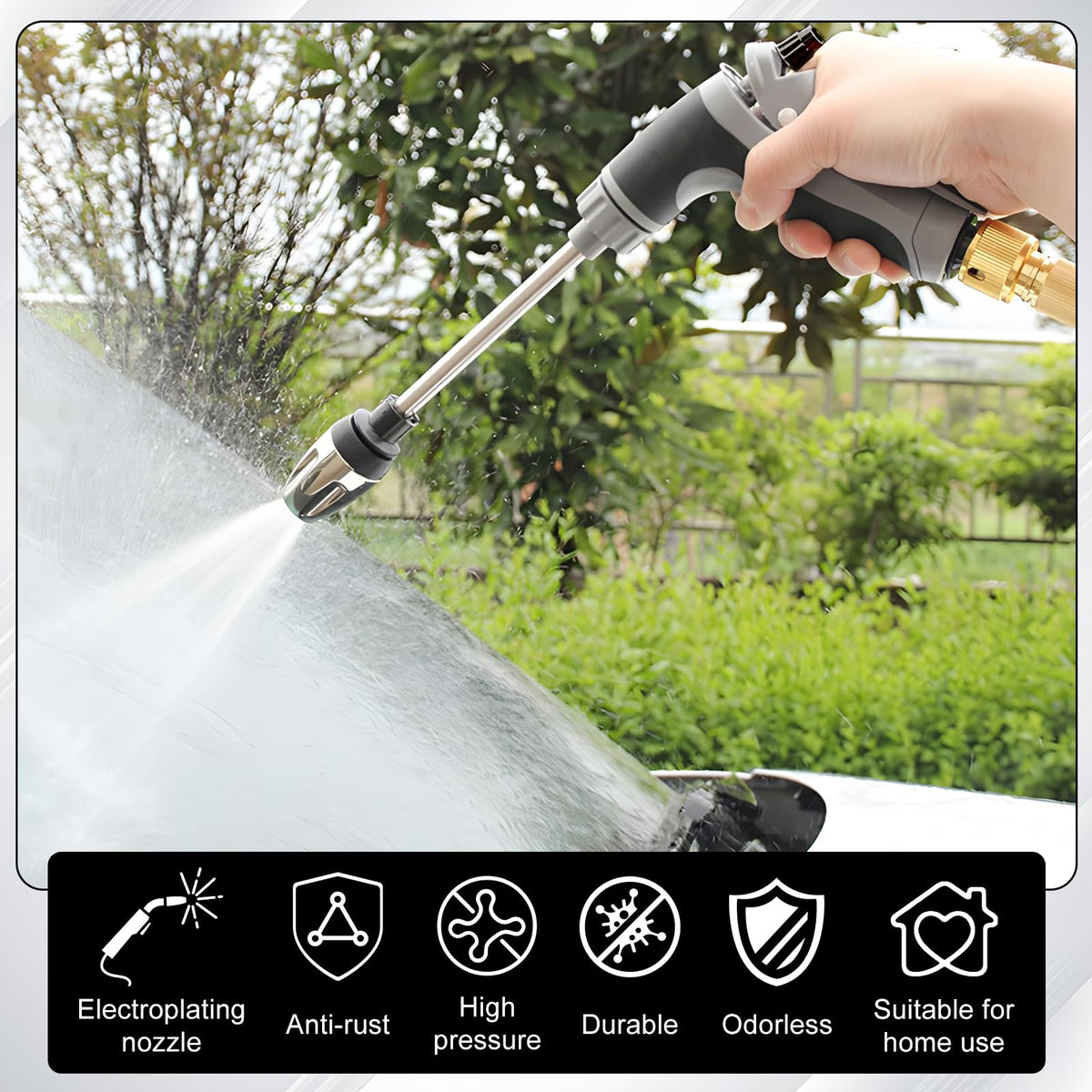Generic portable washer car cleaning tool delivers versatile, tool-free operation for vehicles