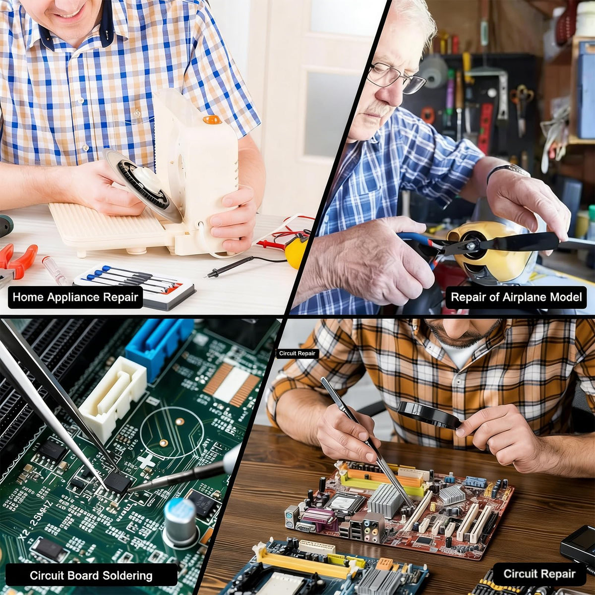 Generic precision soldering pen supports accurate component work and fixes.