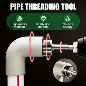 Generic PVC pipe threader kit 1/2-inch internal threading for fittings