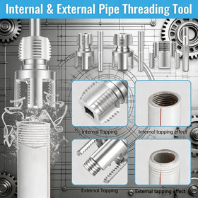 Generic 2026 PVC threader for 1/2 inch threads delivers fast results for home plumbing.