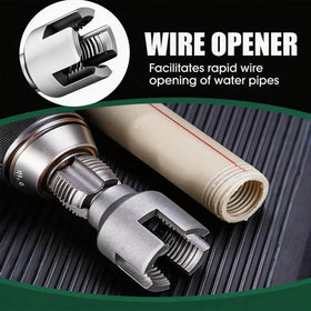 Generic PVC pipe threader kit 1-inch external threading for home repairs