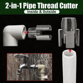 Generic PVC pipe threader kit 3/4-inch internal threading for fittings