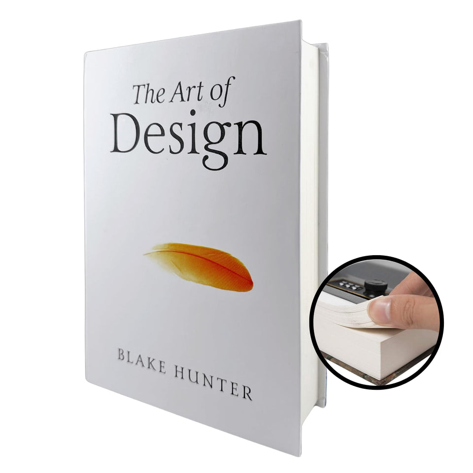Generic Real Paper Diversion Book Safe cover shows discreet disguise for valuables.