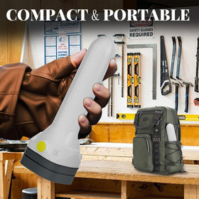 Generic Rechargeable LED Flashlight durable, lightweight body for outdoor use