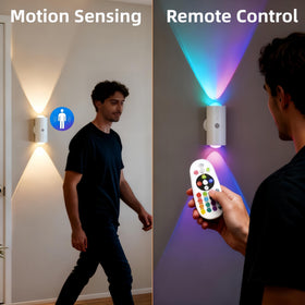 Generic remote control and on-light button for easy operation