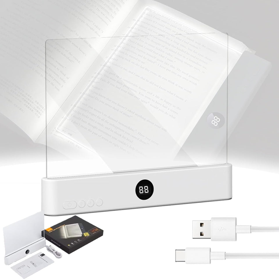 Generic Smart Led Reading Light page illumination supports focused reading.