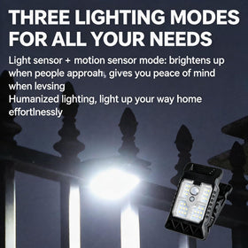 Generic Solar Clip Light garage-mount angle showing practical driveway security.
