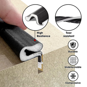 Generic weatherstrip blocks dust, wind and noise for calmer interiors