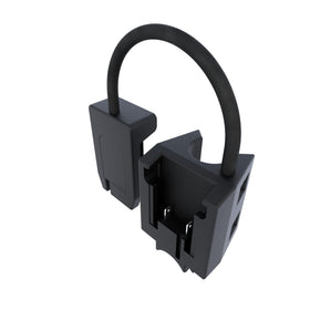 Generic Stacyc to Milwaukee adapter injection molded shell for durability.