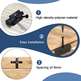 GENERIC stainless steel screws accompanying fasteners for durable assembly