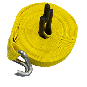 Generic strap winder in use speeds winding for heavy-duty straps.