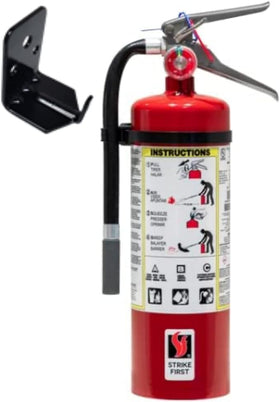 Generic Strike First extinguisher front view for quick home safety.