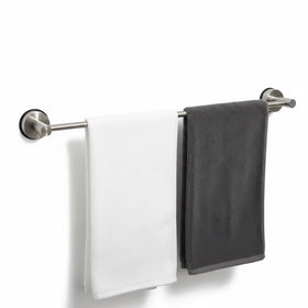 Generic suction cup towel bar extended to 17-28 inches for flexible towel storage