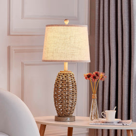 Generic 3-way dimmable touch-control lamp demonstrates easy brightness adjustment.