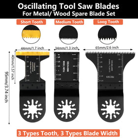 Generic titanium-coated blade highlighting titanium plating for wear resistance