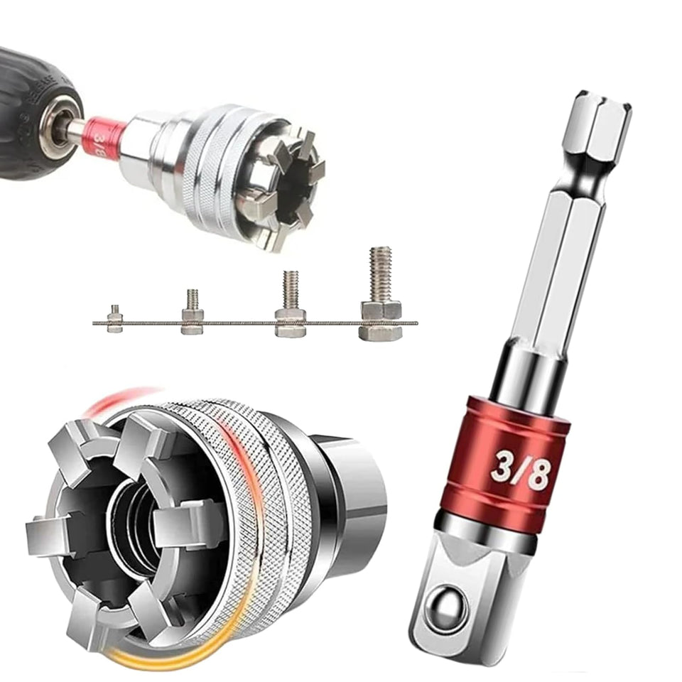 Generic Universal Socket Wrench ranges 10mm–19mm for fast, adjustable grip on diverse fasteners.