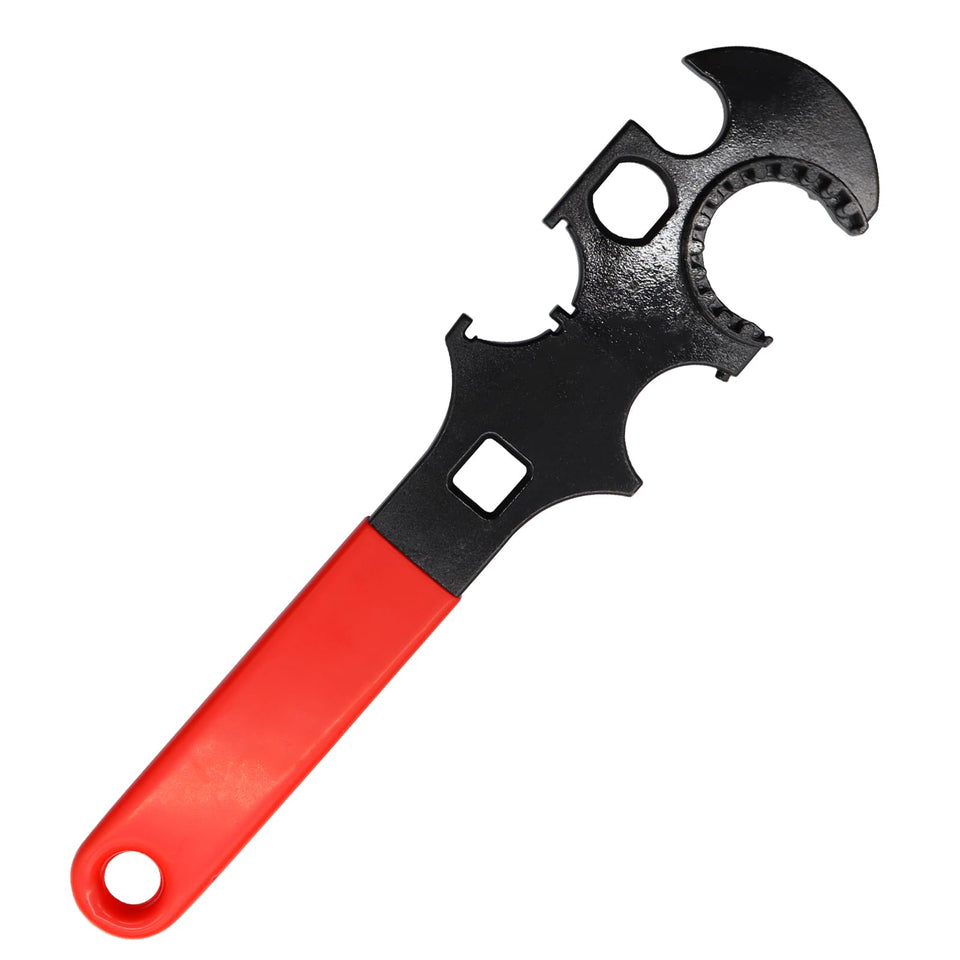 Generic UNMO L Armorers Wrench assembly view shows precise fit for removal tasks