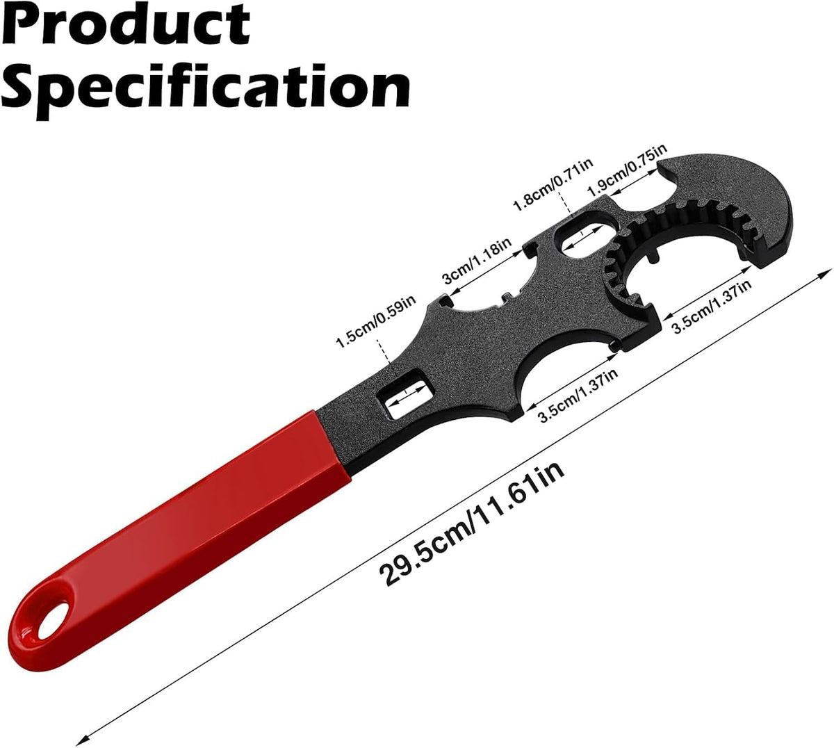 Generic UNMO L Armorers Wrench in-use shot demonstrates efficient removal work