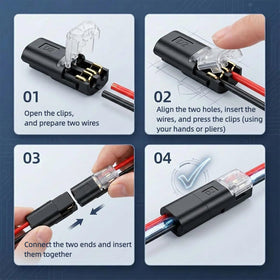 Generic upgraded PC/PA66 nylon shell provides durable, heat-stable housing.