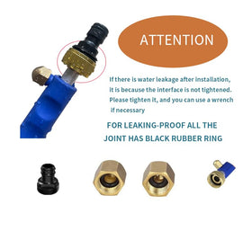 Generic water pressure varies by supply; plan for stronger flow with boost.