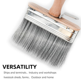 Generic Wesquer deck-stain brush 6-inch wide head for large areas