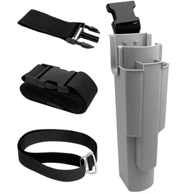 Generic window cleaning holster with belt and quick-release buckle for easy tool access