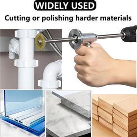 Generic 7-inch adjustable depth helps control cutting depth.