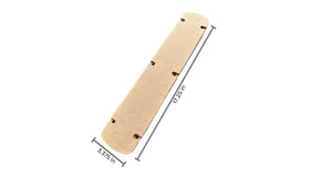 Generic zero clearance insert for Dewalt DHS780 front view improves cut cleanliness and edge quality.