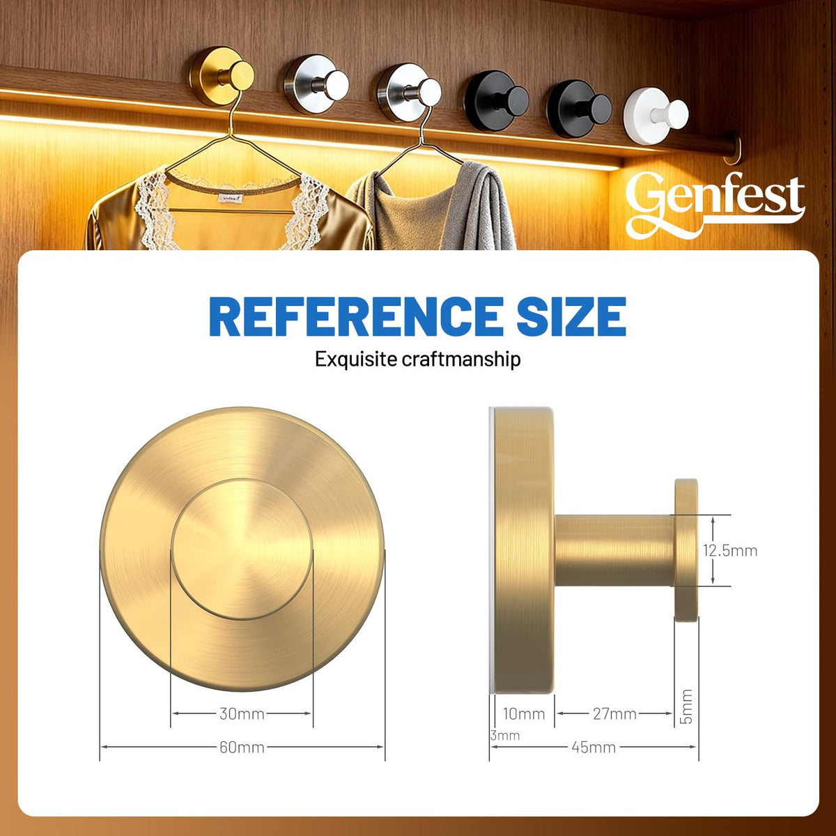 Genfest suction-cup-hooks glass-door display on glass door for wreaths or towels.