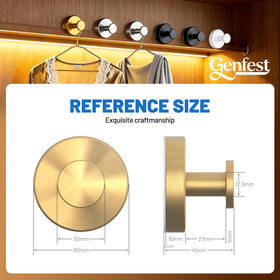 Genfest suction-cup-hooks glass-door display on glass door for wreaths or towels.