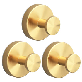 Genfest suction cup hooks towel in bathroom for secure drill-free storage.