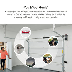 Genie B6172H with battery backup powering garage door during outages