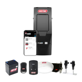 Genie B6172H wall mount assembly shows compact jackshaft opener installation