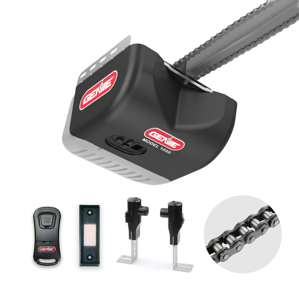 Genie Chain Drive 500 garage door opener motor for smooth operation