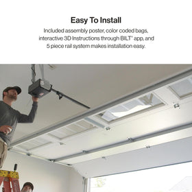 Genie Chain Drive 500 wall control for easy operation