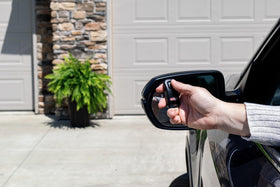 Genie G1T remote ready for a keychain and everyday use.