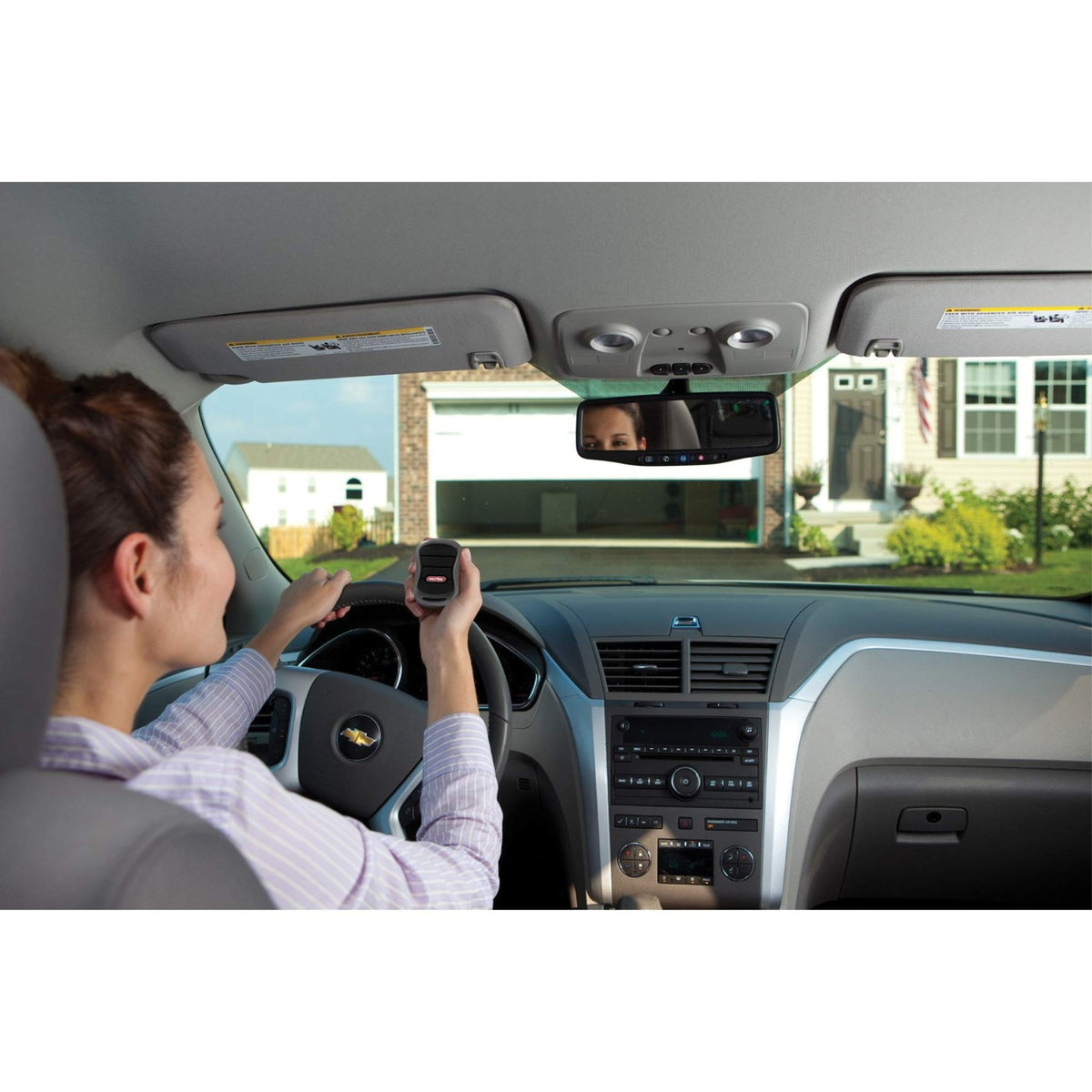 Genie G3T-R remote with visor clip and battery included for ready replacement