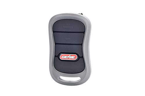 Genie G3T-R remote side view highlighting button layout for quick access