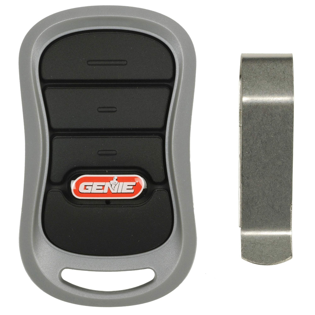 Genie G3T-R remote on keyring ready for portable use
