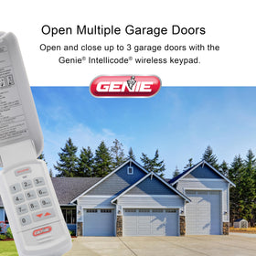 Genie GK-R keypad flip-cover protects against weather while you type.