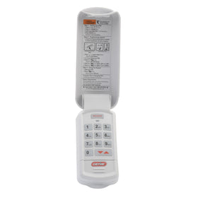 Genie GK-R keypad front view with backlit digits for night entry.