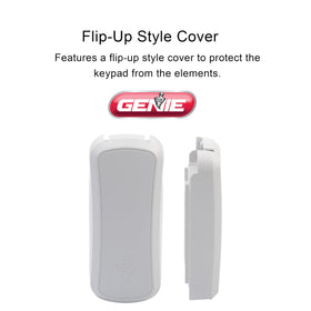 Genie GK-R keypad temporary PIN lets guests access safely.