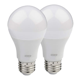 Genie GLEDB2-R2 2-pack garage door opener LED bulb provides bright 4000K white light for garages.