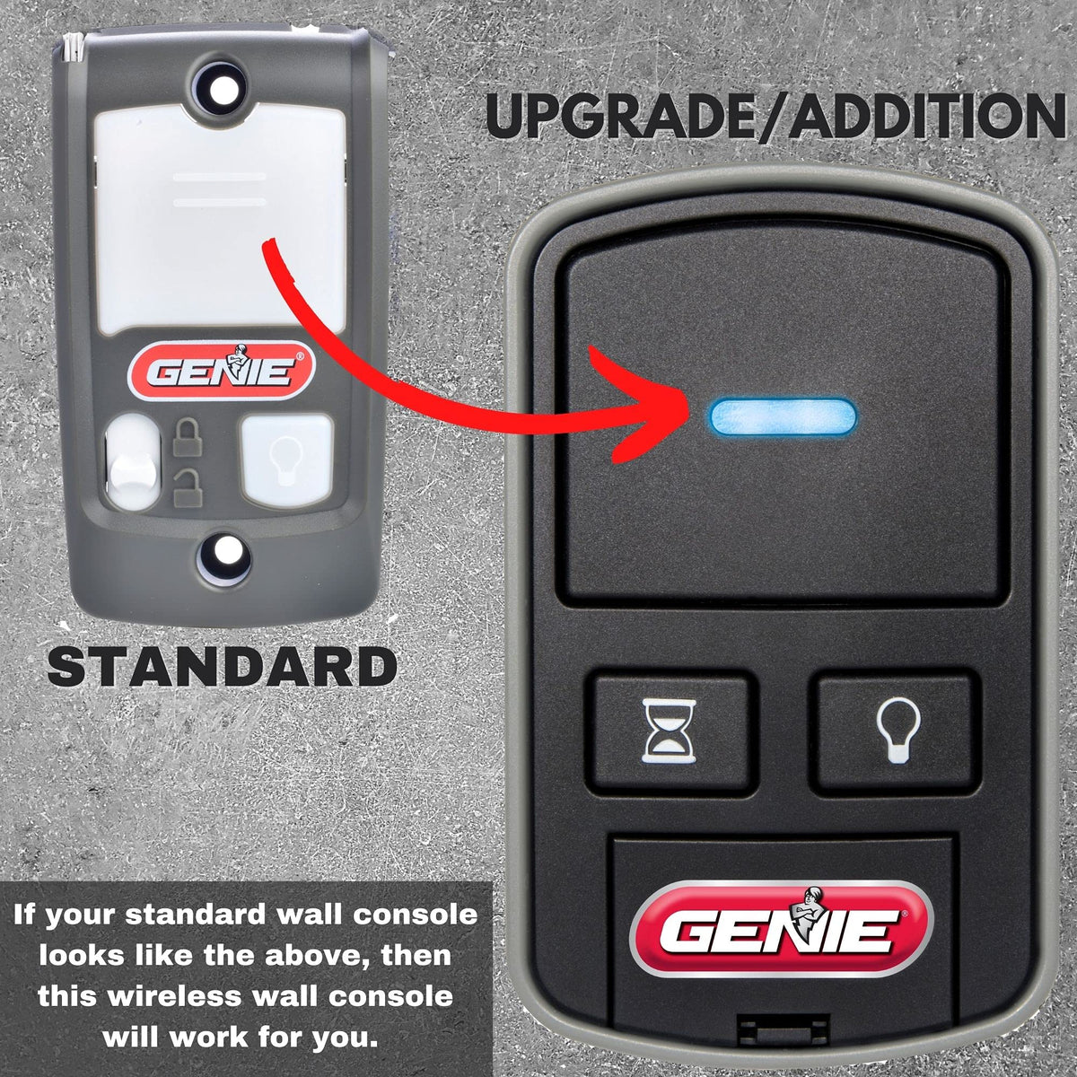 Genie GWWC-R compatible with Intellicode openers since 2013